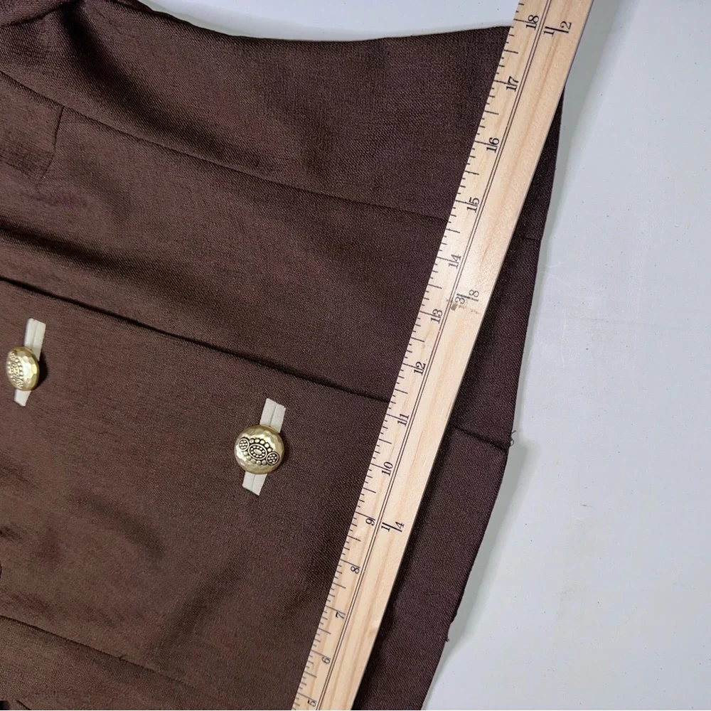 VTG Leslie Fay Skirt Suit Sz 6P 3 Pc Set Scarf 80s A Line Office Teacher Preppy‎